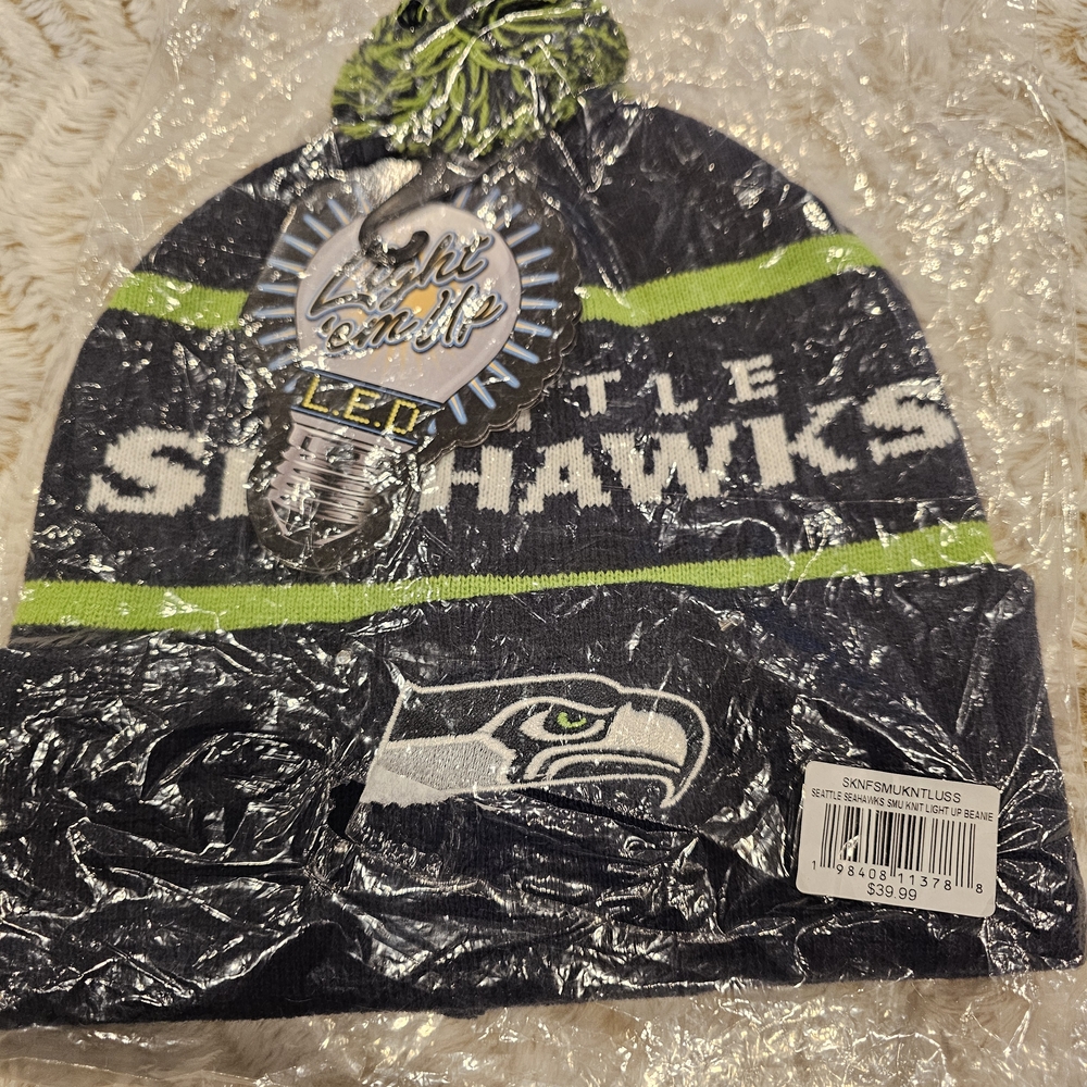 Kids Beanie - Navy and Green